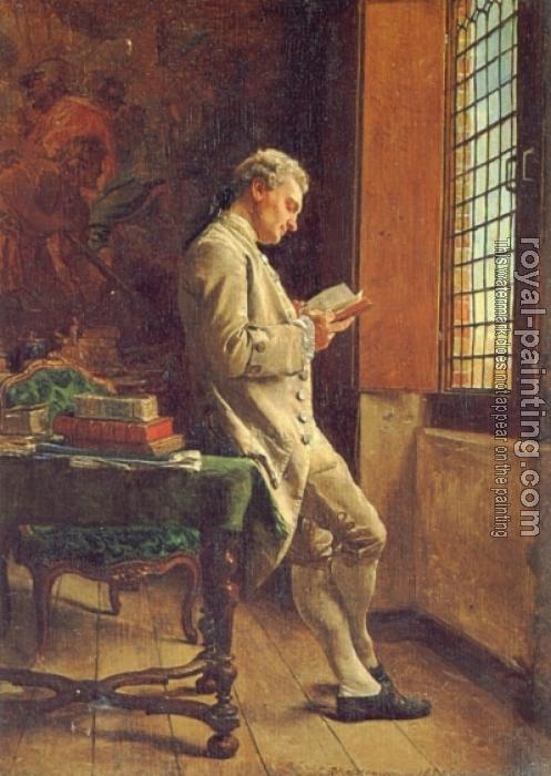 Jean-Louis Ernest Meissonier : The Reader in White